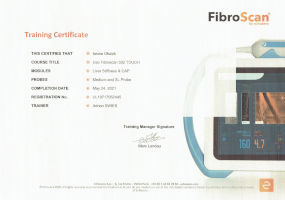 Certyfikat FibroScan